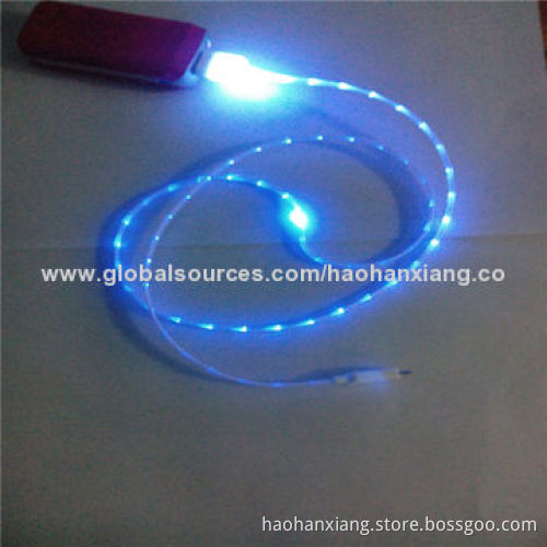 2014 Fashion LED Lightning Cable for iPhone 5